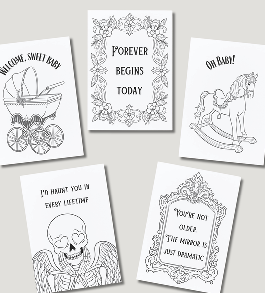 Coloring Greeting Cards - Bundle