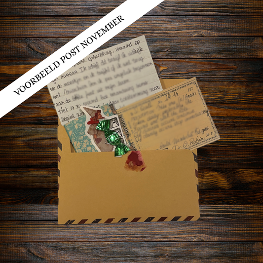 Quill's Maandelijkse Post - Vintage brieven met Humor & Collage - Studio AM:PM